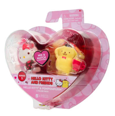 HELLO KITTY AND FRIENDS PACK 2 FIGURAS CORAZON SURTIDO1