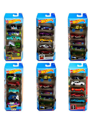 HOT WHEELS PACK 5 AUTOS SURTIDO1