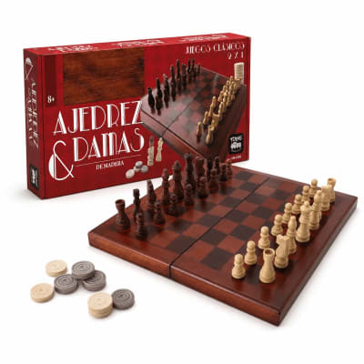 JUEGO DE MESA - AJEDREZ - DAMAS PREMIUM6