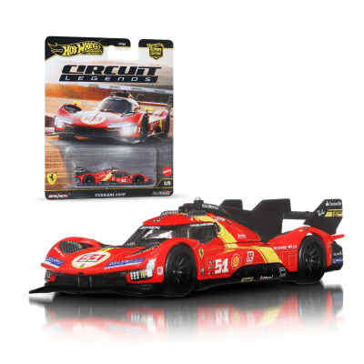 HOTWHEELS PREMIUM CAR CIRCUIT LEGENS FERRARI 499P1