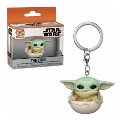 LLAVERO BABY YODA EN CAPSULA FUNKO POP KEYCHAINS1