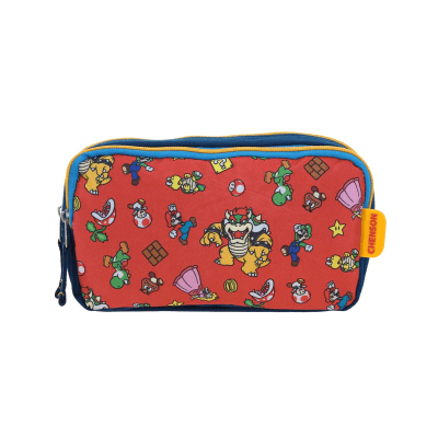 ESTUCHE PRINT AZUL MARIO BROS1