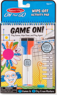 MELISSA & DOUG- GAME ON WIPE OFF1