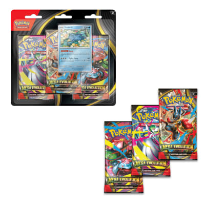 POKEMON MEGA EVOLUCIONES 3 PACK BLISTER ESPAÑOL1