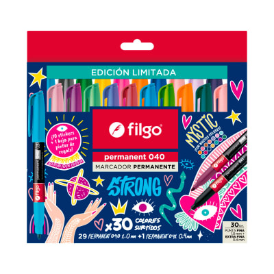 SET 30 MARCADORES PERMANENTE 040 FINO MYSTIC - FILGO1