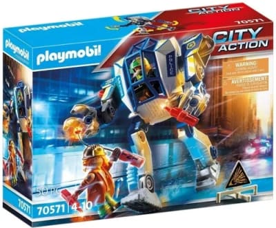 PLAYMOBIL CITY ACTION SET ROBOT POLICÍA OPERACIÓN ESPECIAL2