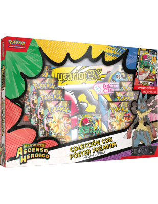 POKÉMON ASCENSO HEROICO - COLECCIÓN PRÉMIUM MEGA-LUCARIO (ESPAÑOL)2