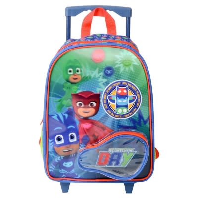 MOCHILA C/RUEDAS INFANTIL LENTICULAR PJ MASKS MOCHILA C/RUEDAS INFANTIL LENTICULAR PJ MASKS