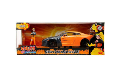 1:24 Scale Diecast - Hollywood Rides - Naruto: Shippuden - 2009 Nissan GT-R (R35) w/ Naruto2