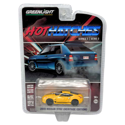 1:64 Hot Hatches Series 2 - 2019 Nissan 370Z - Heritage Edition - Chicane Yellow Solid Pack1