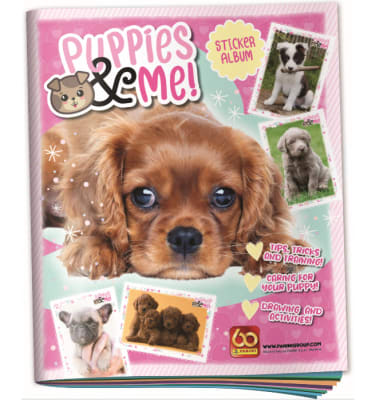 PANINI ALBUM ANIMALS PUPPIES AND ME PANINI ALBUM ANIMALS PUPPIES AND ME