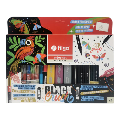 SET 24 PIEZAS ENJOY SET BLACK CRUSH - FILGO1