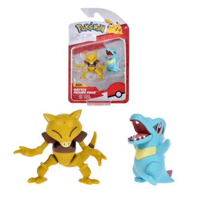 POKEMON BATTLE FIGURE PACK TOTODILE & ABRA POKEMON BATTLE FIGURE PACK TOTODILE & ABRA