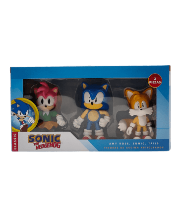 SET 3 FIGURAS SONIC - 2 MODELOS ASSORTED1