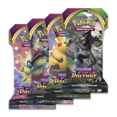 POKEMON VIVID VOLTAGE SLEEVED TCG 10 CARTAS1