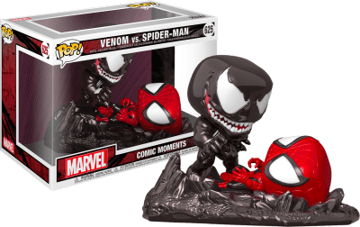 POP COMIC MOMENT MARVEL SPIDER-MAN VS VENOM METALL1