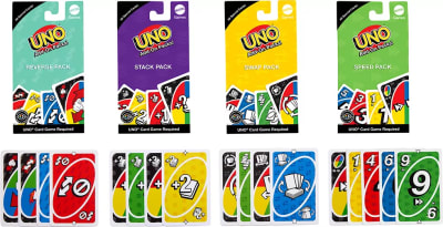UNO Juego Cartas Paquetes Complementario1