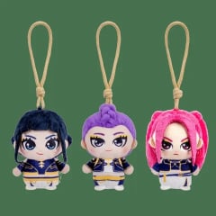K-POP DEMON HUNTERS PELUCHE DE 10 CM CON CLIP