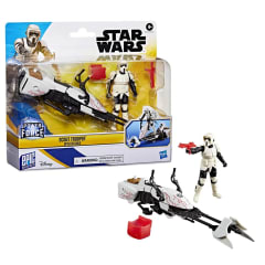 STAR WARS EPIC WORLD OF ACTION SERIES SCOUT TROOPER Y SPEEDER BIKE
