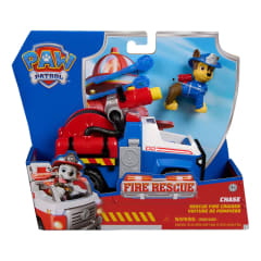 PAW PATROL FIRE RESCUE VEHICULO CHASE