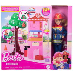 Barbie Set de Juego Bombera al Rescate