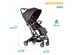 TRAVEL SYTEM SALO PIKABOO -  COMPACTO BLACK