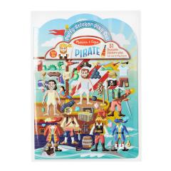 MELISSA & DOUG STICKER SET COLORING PAD PIRATE  1022