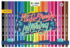 ESTUCHE 20 BRUSH DOBLE PUNTA PREMIUM MOOVING