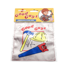 Chucky 2: Replica Babero de Construcción de Good Guys