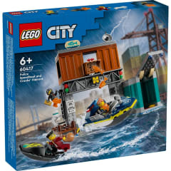 LEGO - LANCHA DE POLICIA Y GUARIDA DE LOS LADRONES