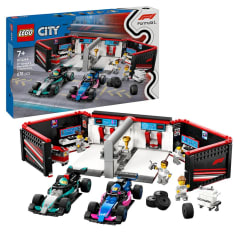 LEGO CITY TALLER DE F1® CON AUTOS MERCEDES-AMG Y ALPINE