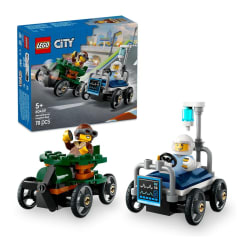 LEGO CITY PACK DE COCHES DE CARRERAS: AVIÓN VS. CAMA DE HOSPITAL