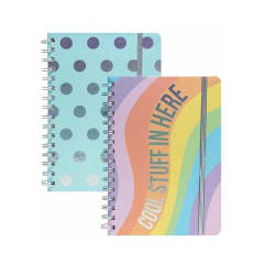 CUADERNOS ESPIRAL COOL LINEADO 80 HOJAS SURTIDO - MOOVING