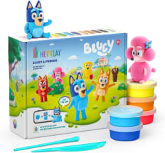 HEY CLAY PLASTICINA BLUEY Y SUS AMIGOS, PACK DE 15 COLORES