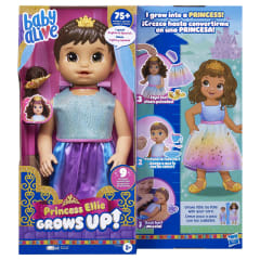 BABY ALIVE PRINCESS ELLIE GROWS UP! (CASTAÑA)