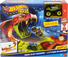HOT WHEELS MONSTER TRUCKS SNAKE SLAM TAKEDOWN