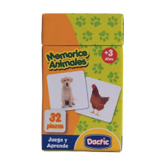 JUEGO MEMORICE ANIMAL CARTON - DACTIC