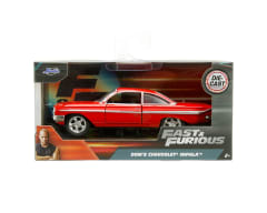 JADA TOYS FAST AND FURIOUS 1961 CHEVROLET IMPALA GLOSSY RED