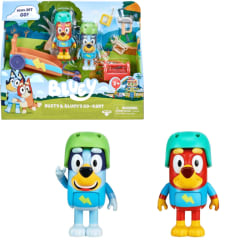 BLUEY RUSTY Y BLUEY EN GO KART