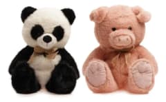 PELUCHE CHANCHO Y PANDA