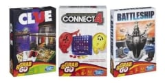 JUEGOS DE VIAJE (CLUE, BATTLESHIP, CONNECT 4)