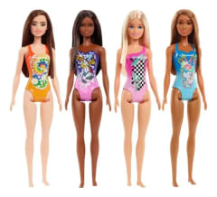 Barbie Muñeca de Playa Sorpresa (SURTIDO)