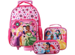 PRINCESAS DISNEY SET MOCHILA, LONCHERA Y ESTUCHE