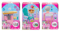 BARBIE DECORACIÓN CON MUEBLES SURTIDO