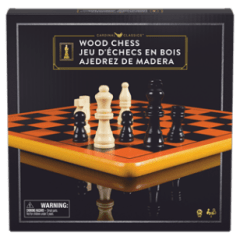 JUEGO DE MESA - AJEDREZ CLASICO CAJA DE MADERA