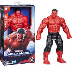 AVENGERS TITAN HERO RED HULK CAPITAN AMERICA BRAVE NEW WORLD