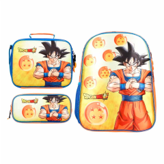 DRAGON BALL MOCHILA SET 3 EN 1