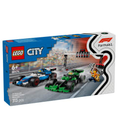 LEGO CITY FORMULA 1 PARRILLA DE F1® CON AUTOS DE CARRERAS VCARB Y SAUBER