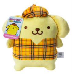 HELLO KITTY AND FRIENDS PELUCHE A CUADROS 20 CM SURTIDO