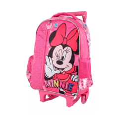 MINNIE MOCHILA CON RUEDAS LENTEJUELAS